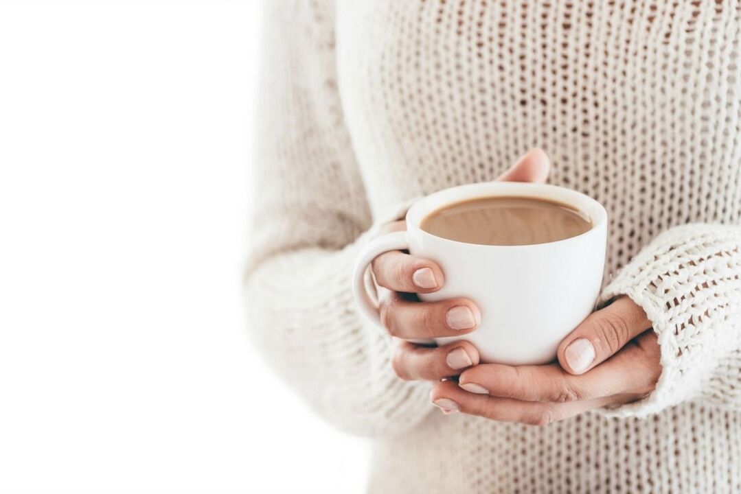 Glass with keto coffee for weight loss